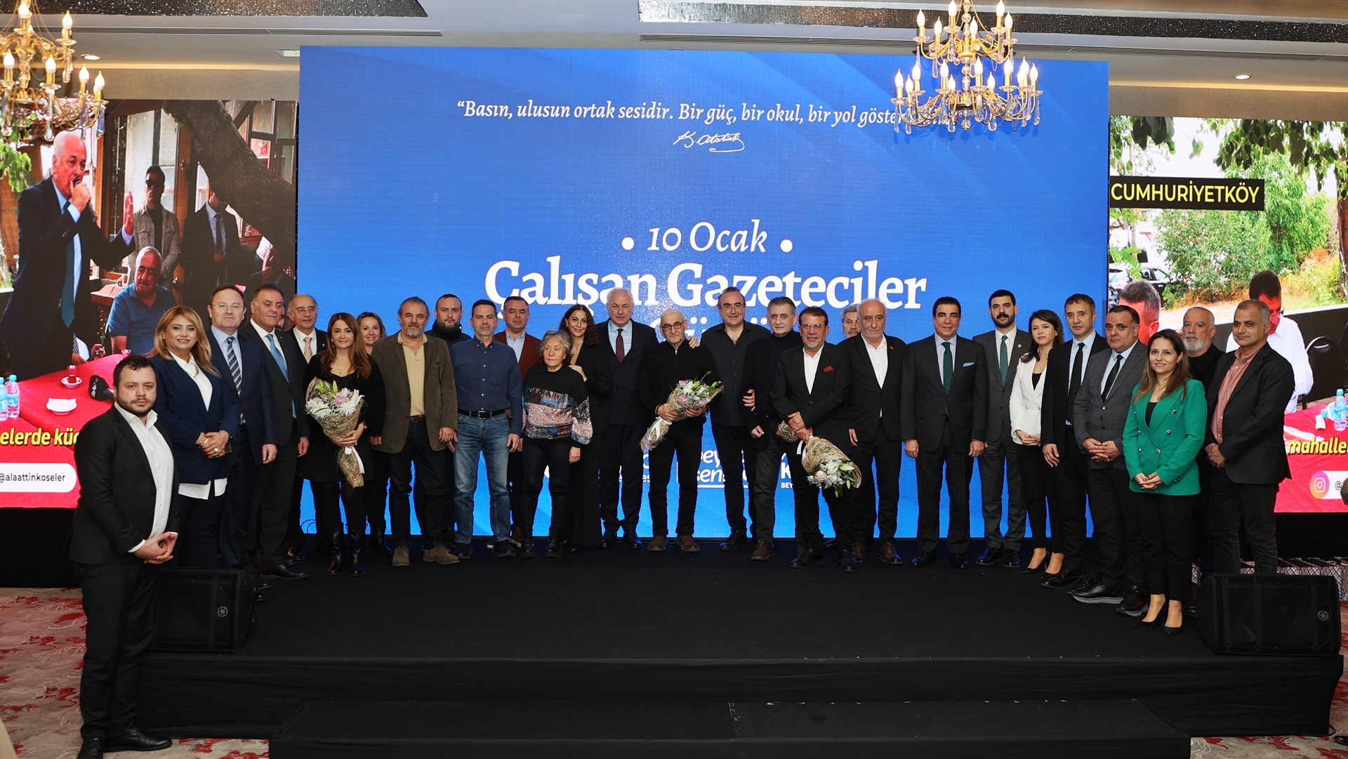 BASIN EMEKÇİLERİ BEYKOZ’DA BULUŞTU