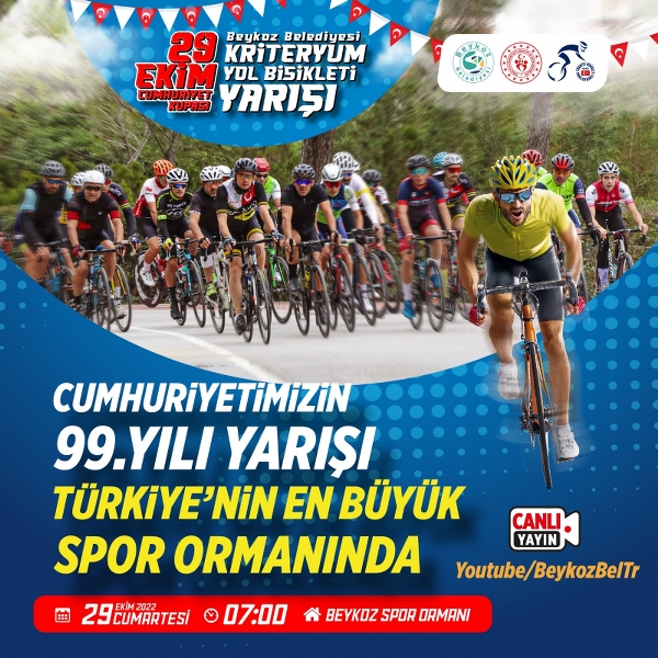 Beykoz’da Pedallar Cumhuriyet Coşkusuyla Dönecek