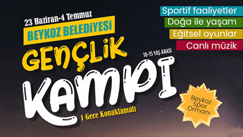 Beykoz Belediyesi’nden Yaz Sezonuna Renk Katacak Gençlik Kampı Müjdesi!