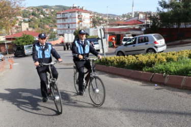 Bisikletli Zabıtalar Yokuş Dinlemiyor