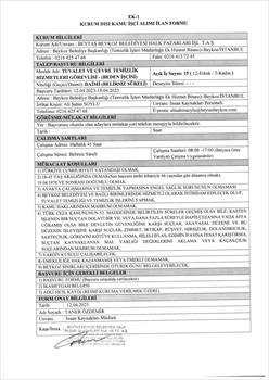 BEYTAŞ A.Ş. PERSONEL ALIM DUYURUSU (Temizlik Personeli) 12.04.2023