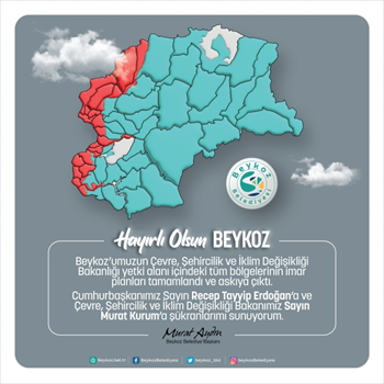 Beykoz’da 23 Mahallenin İmar Planları Onaylandı